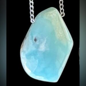 Larimar Pendant Necklace